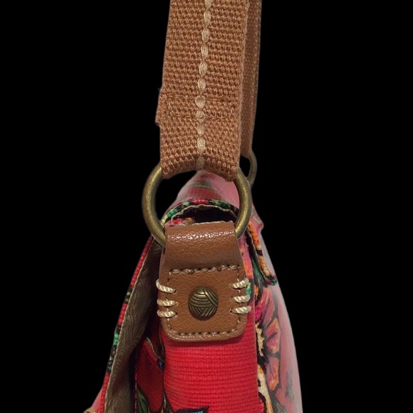 sakroots Messenger bag, Convertible, Red Floral - Picture 8 of 16